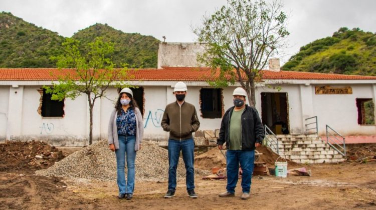 La refacción de la hostería provincial de Villa de la Quebrada ya está en marcha