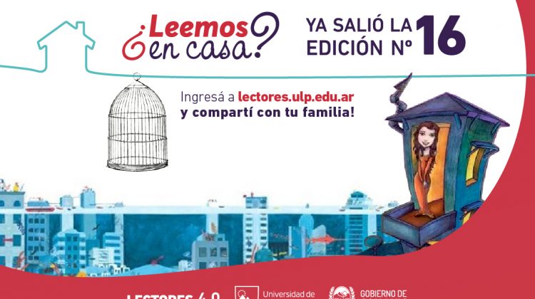 Ya está disponible la décimo sexta edición de “Leemos en Casa”