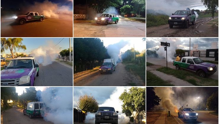 Prevención del dengue: continúan las fumigaciones en toda la provincia