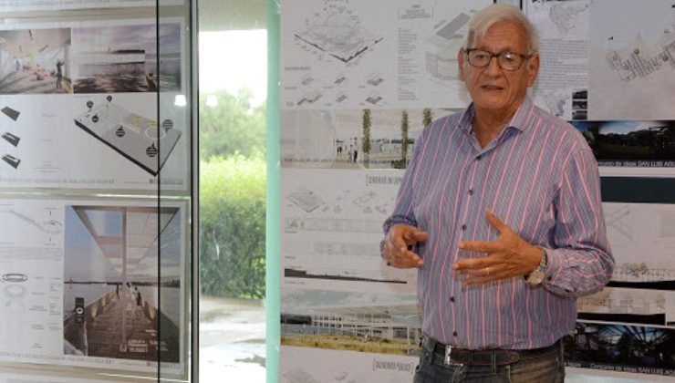 Muestra fotográfica en la Réplica del Cabildo con la disertación del arquitecto Hugo Larramendi