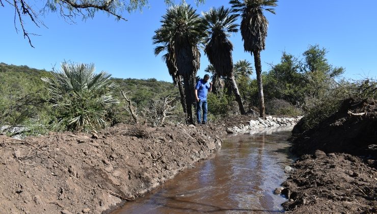 Ya se encuentra habilitada la nueva traza del Canal Las Chacras