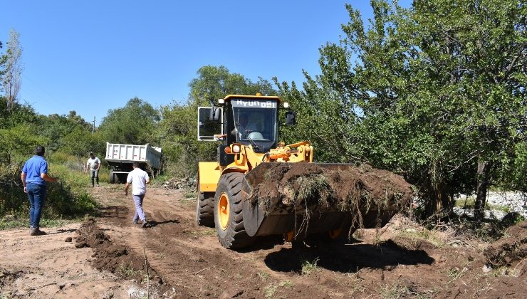 San Luis Agua trabaja en una nueva traza en el canal Las Chacras