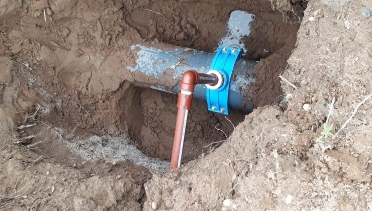 San Luis Agua realizó tareas de mantenimiento en una planta de bombeo en La Botija