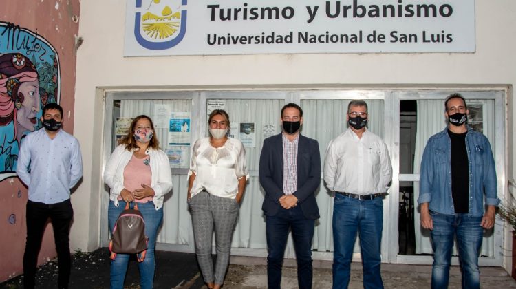 Turismo acordó acciones con la Facultad de Turismo y Urbanismo de Merlo