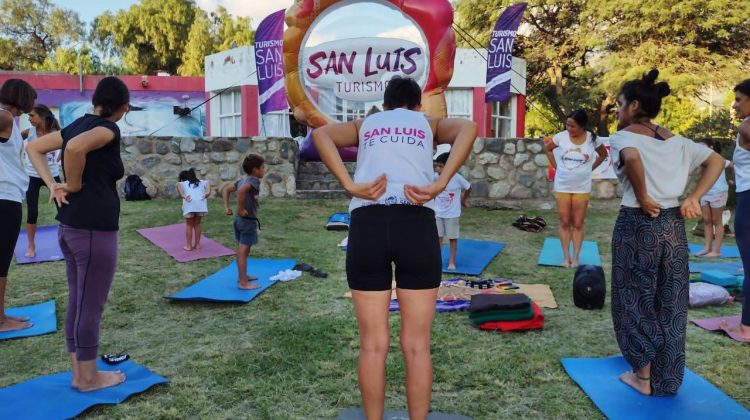 Finalizaron las clases de “Yoga al aire libre”