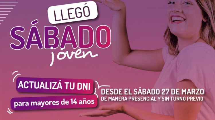 Sábado Joven: se realizaron más de 100 trámites para actualización de DNI