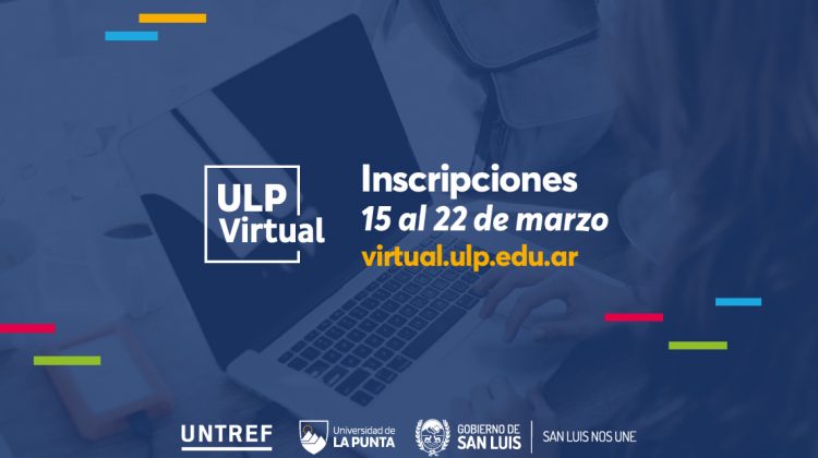 ULP Virtual: las inscripciones cierran este lunes 22 de marzo