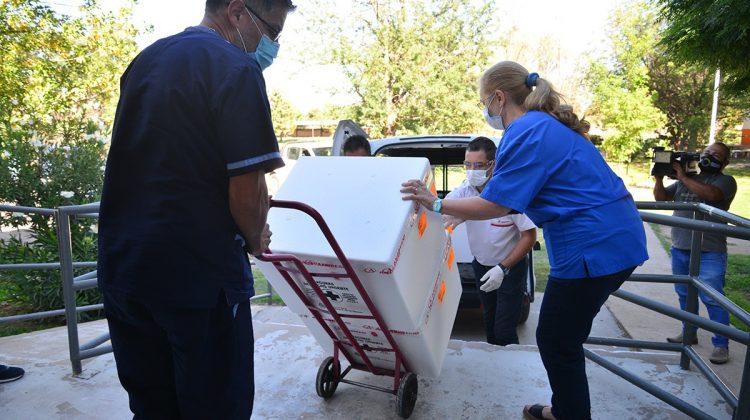 Llegaron a la provincia, 4500 dosis más de la vacuna Sinopharm