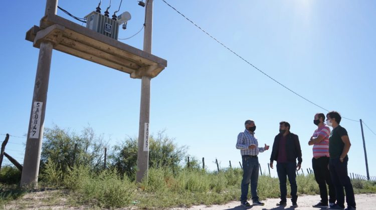 El Gobierno provincial inicia una nueva obra energética en Alto Pencoso