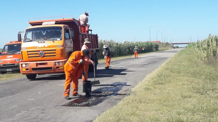 Obras y trabajos en diferentes puntos provinciales