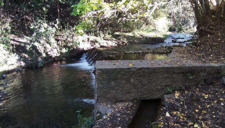 San Luis Agua mejoró la circulación del Canal Estancia Grande