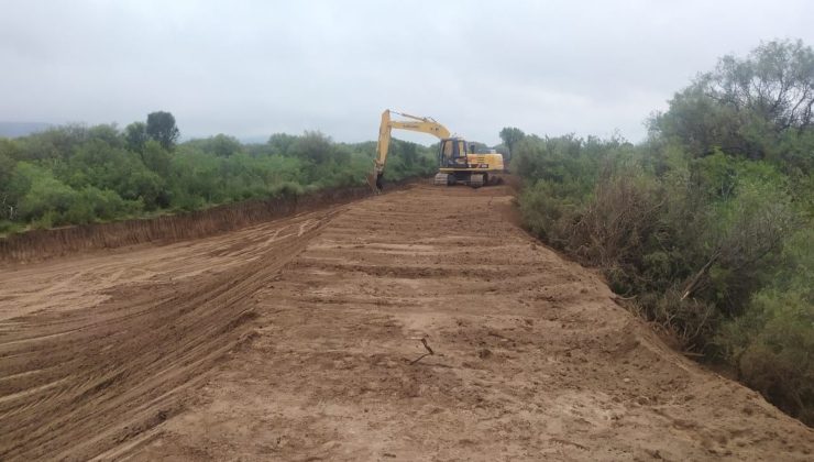 Finalizó el encauzamiento del arroyo El Palmar