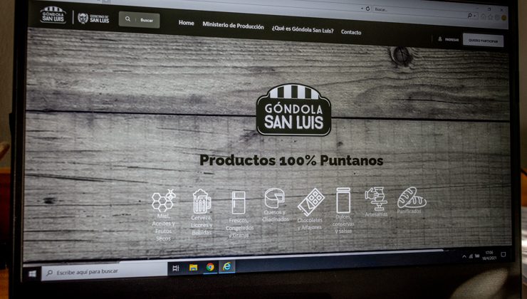 Desde este lunes estará disponible el portal web Góndola San Luis