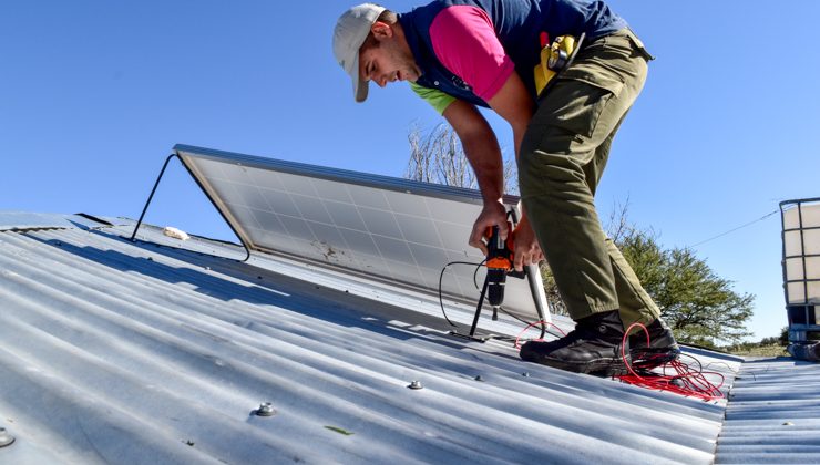 Instalaron equipos solares fotovoltaicos en el Pueblo Ranquel