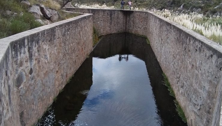 San Luis Agua realizó la limpieza del desarenador del río Rosario