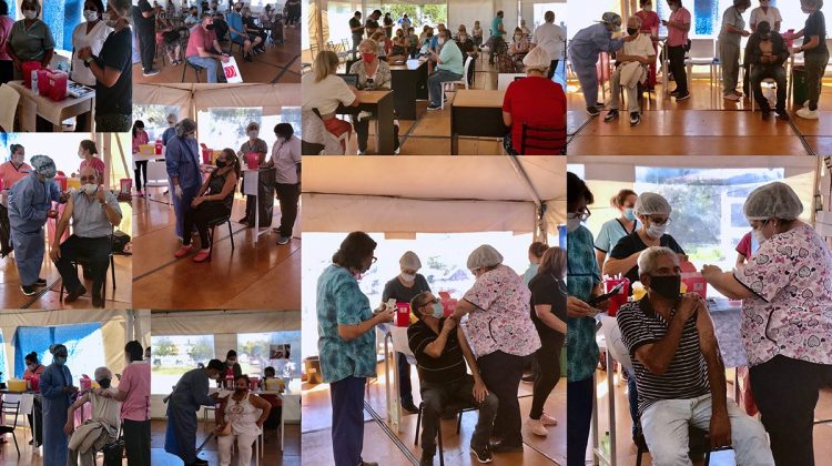 En el Hospital San Luis, se vacuna este lunes a mayores de 60 años