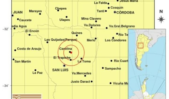 Se reportó un temblor con epicentro a pocos kilómetros de La Carolina