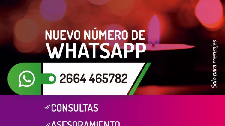 El Registro Provincial de Cultos incorporó atención por WhatsApp