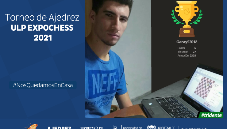 Un futbolista ganó el Torneo de Ajedrez ULP EXPOCHESS 2021