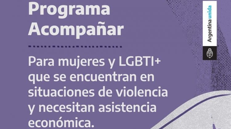 Está abierta la convocatoria para acceder al beneficio del Programa Acompañar