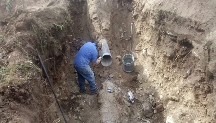 San Luis Agua reparó el acueducto de la planta de bombeo de Merlo