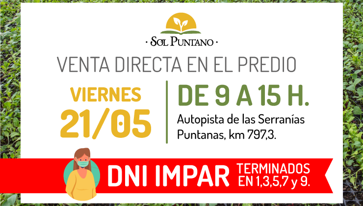 Este viernes llega una nueva venta directa de Sol Puntano