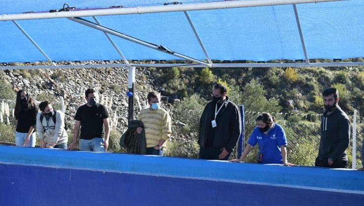 Integrantes de la Facultad de Ciencias Físico Matemáticas y Naturales de la UNSL visitaron la Estación de Piscicultura Río Grande