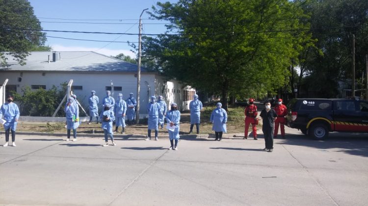 Realizan rastrillajes en barrios de Villa Mercedes para detectar casos de COVID-19