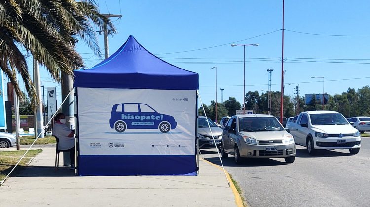 Se extiende el horario del hisopado móvil ubicado en la Estación de Interconexión Regional de Ómnibus