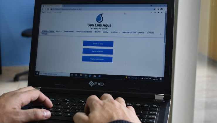 San Luis Agua lanzó un sistema de atención virtual