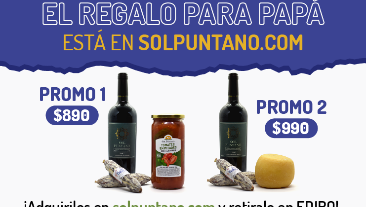 Sol Puntano lanza dos promociones especiales por el Día del Padre