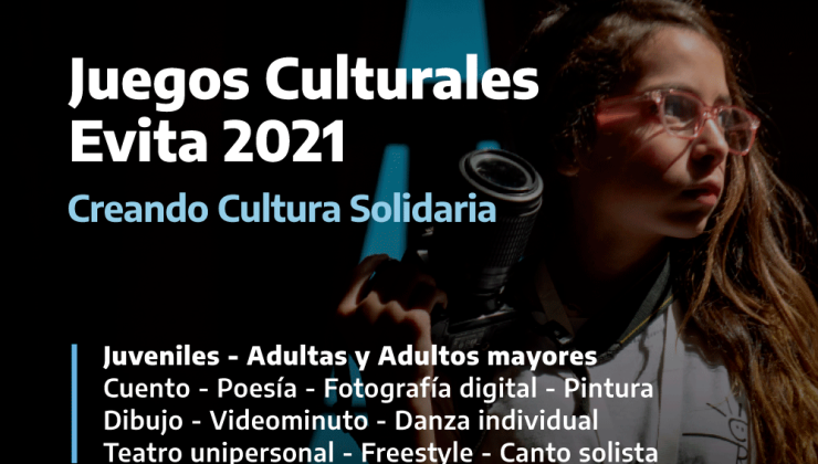 Se realizarán los Juegos Culturales Evita 2021