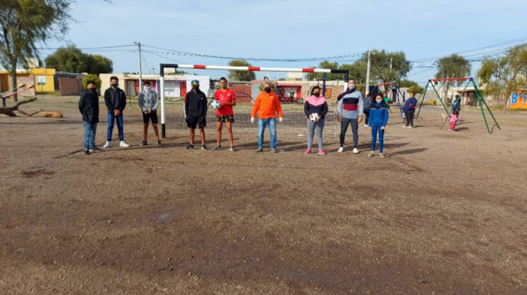 Finalizó la puesta en valor de la plaza del barrio Padre Mugica