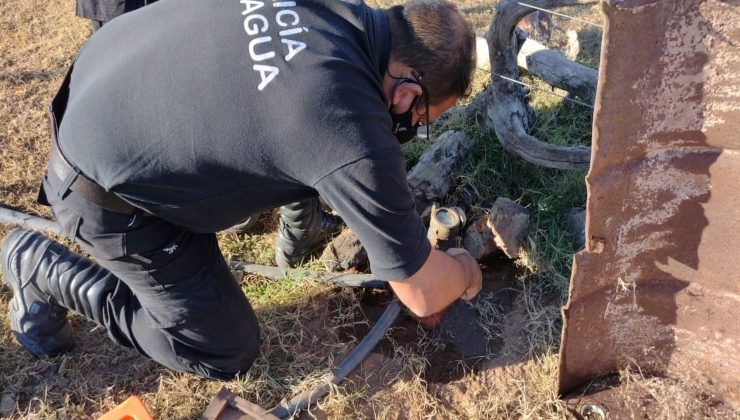 Por irregularidades, San Luis Agua interrumpió una conexión de gran caudal