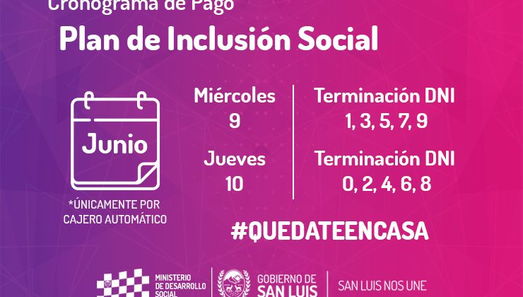 El Plan de Inclusión Social recibe el beneficio esta semana