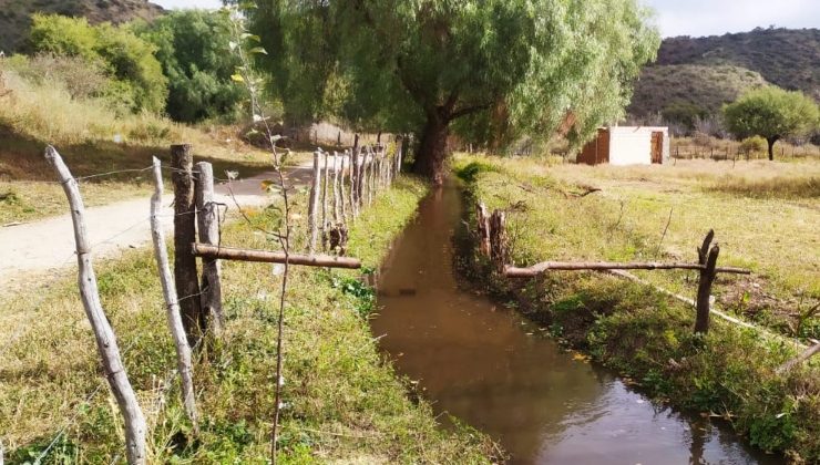 San Luis Agua refuncionalizó un canal de riego en San Francisco