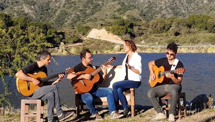 Ante las sierras puntanas de testigo “Solfear” grabó su videoclip