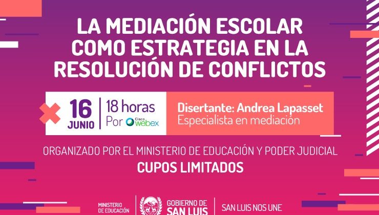 Capacitación docente: “La mediación escolar como estrategia en la resolución de conflictos”