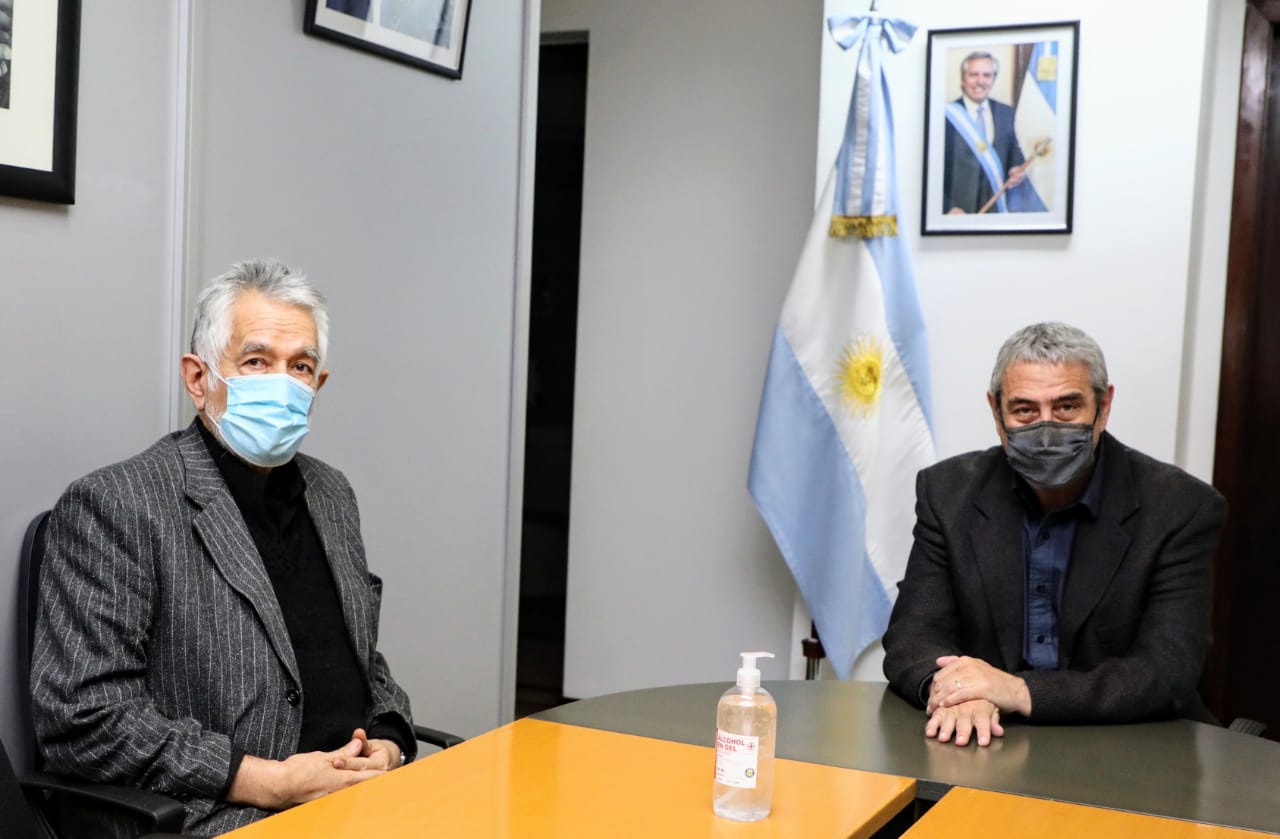 El lunes en Buenos Aires, el gobernador Alberto Rodríguez Saá se reunió con el ministro de Desarrollo Territorial y Hábitat.