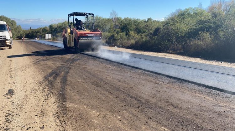 Avanza la obra vial de reacondicionamiento y repavimentación de la ruta de Pasos Malos