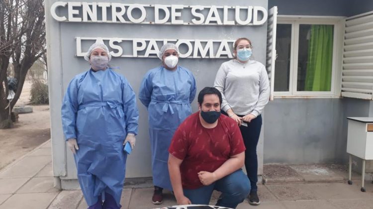 Se vacunó en Lafinur, Los Cajones y Las Palomas