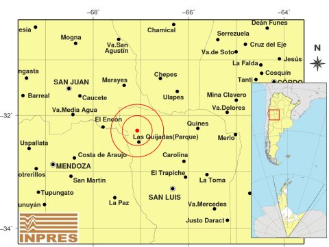 Tembló en el noroeste provincial y se sintió en San Luis y La Calera