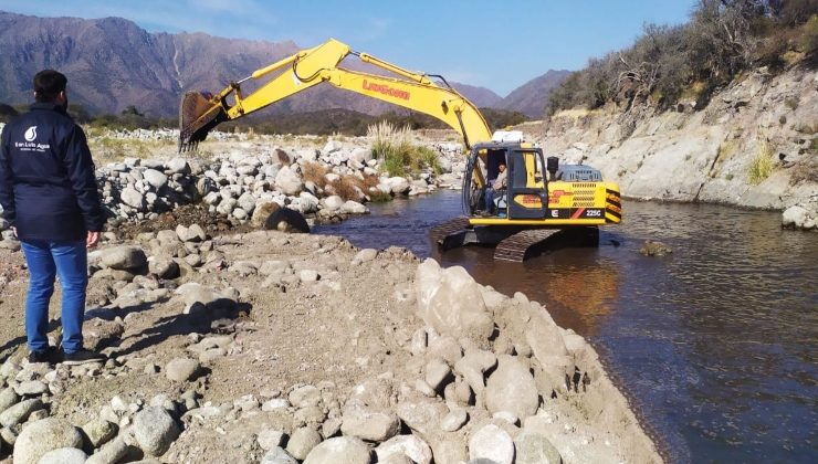 Crearon un nuevo canal de riego para mejorar el abastecimiento a los usuarios de La Majada