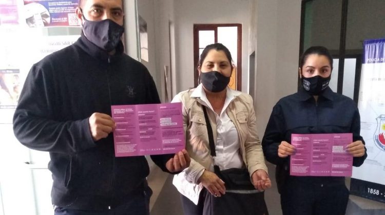 Realizan campaña de concientización contra las violencias de género en diferentes ámbitos públicos