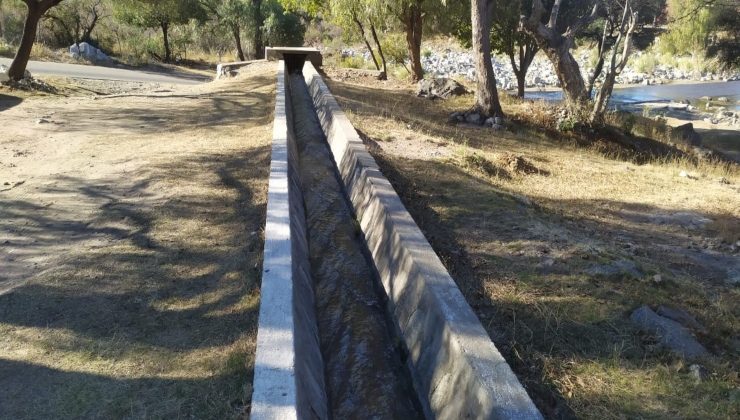 San Luis Agua refuncionalizó un canal en el paraje Las Chacras