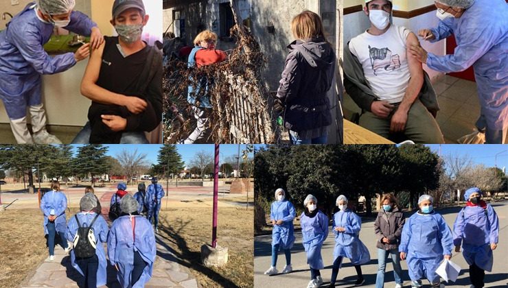 La ministra de Salud recorrió los operativos de vacunación en San Pablo y Renca