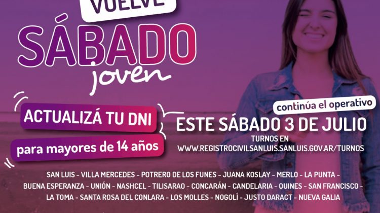 Continúa el operativo “Sábado Joven”