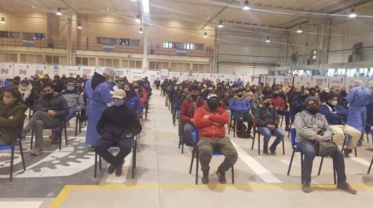 Este martes colocaron primeras y segundas dosis de vacunas en Villa Mercedes