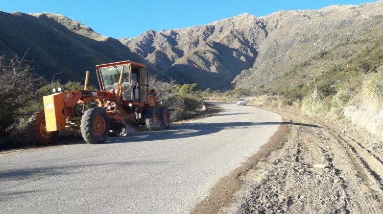 Vialidad provincial trabaja en diferentes puntos de la provincia