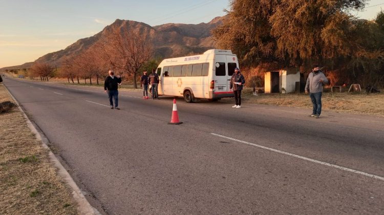 Se realizaron controles al transporte interurbano de pasajeros